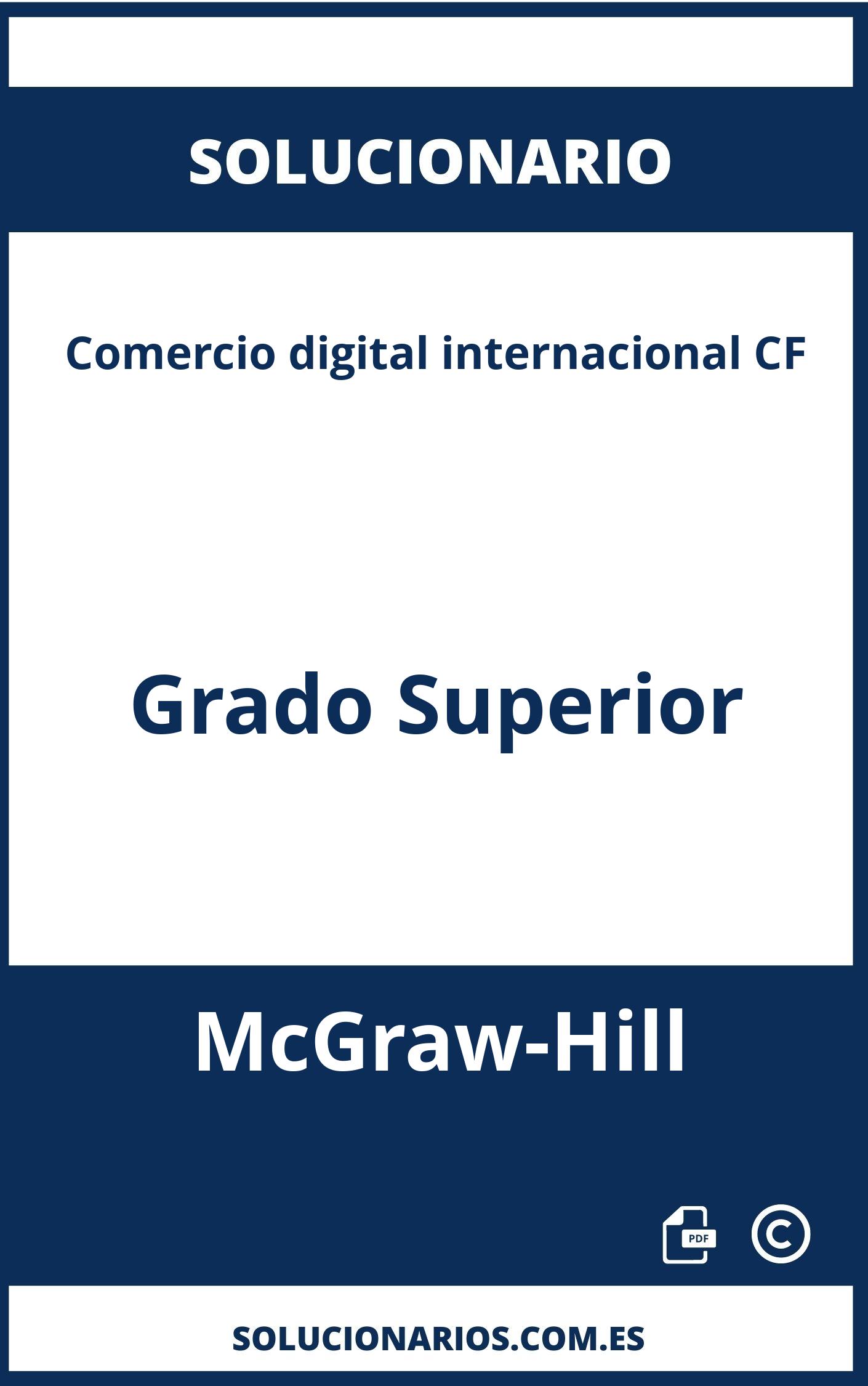 Solucionario Comercio digital internacional CF Grado Superior McGraw-Hill