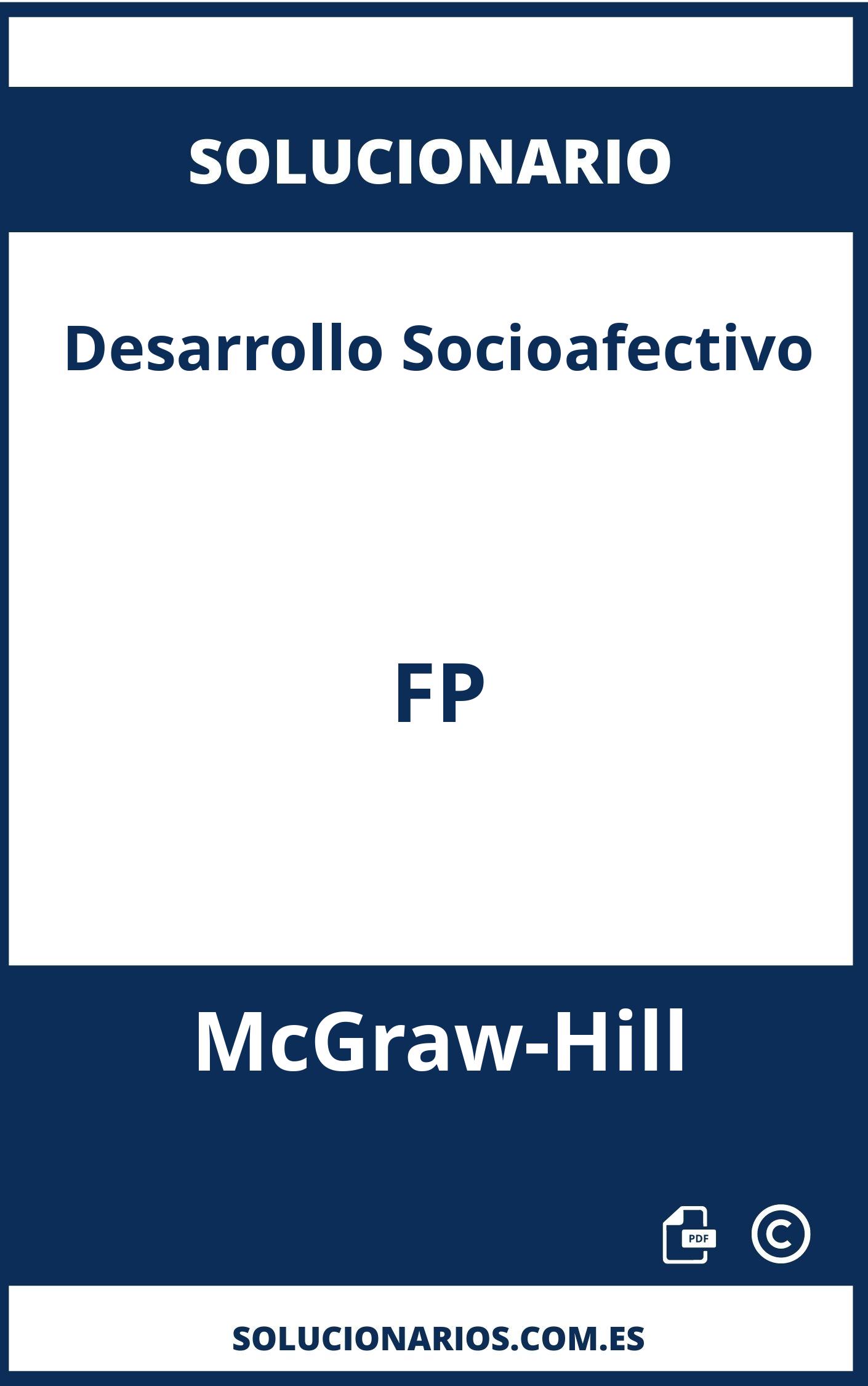 Solucionario De Desarrollo Socioafectivo FP McGraw-Hill