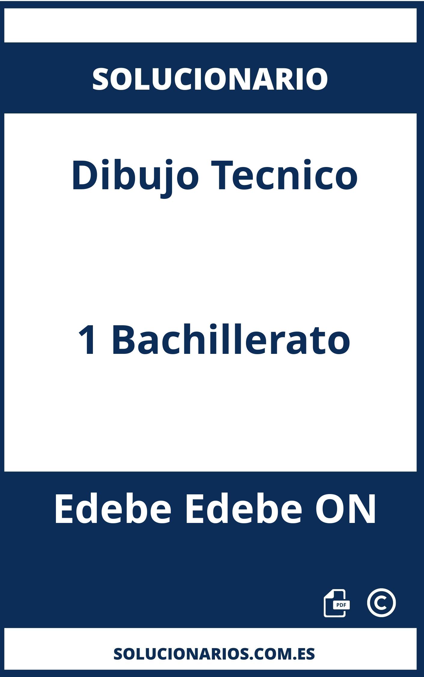 Solucionario Dibujo Tecnico 1 Bachillerato Edebe Edebe ON