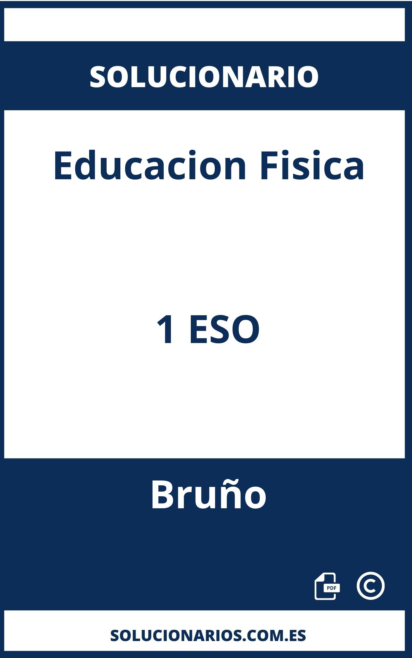 Solucionario Educacion Fisica 1 ESO Bruño