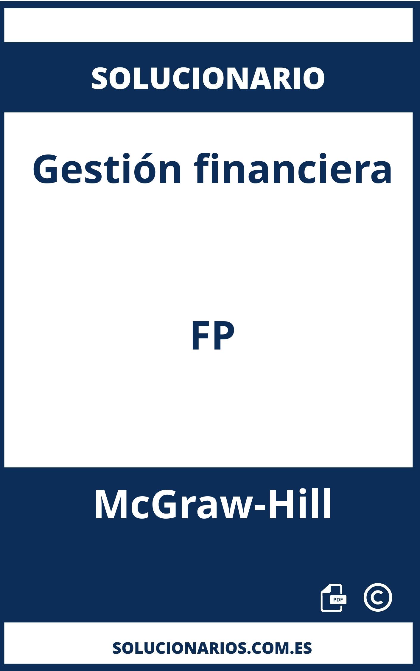 Solucionario Gestión financiera FP McGraw-Hill