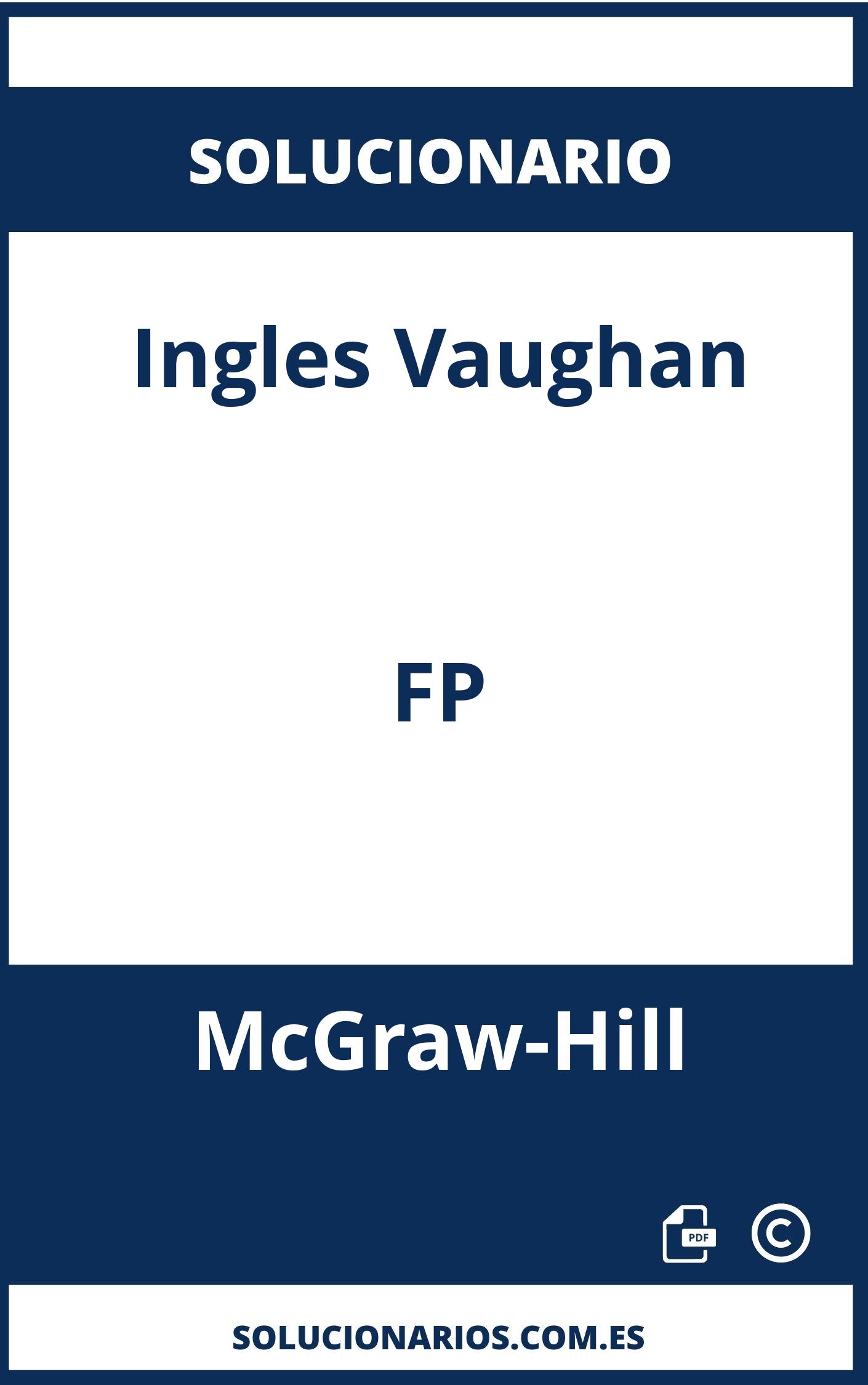 Solucionario Ingles Vaughan FP McGraw-Hill