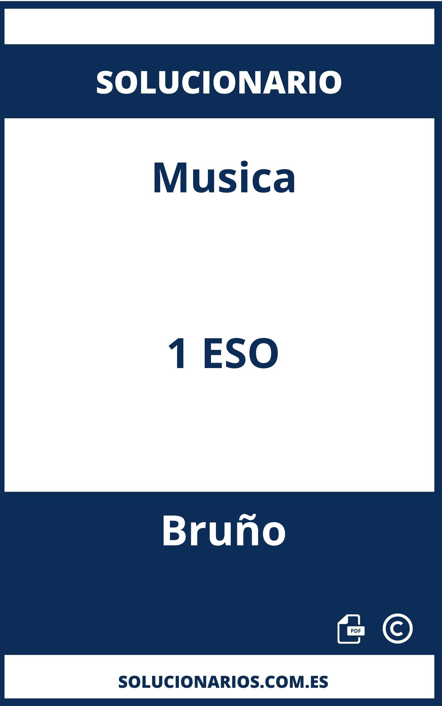 Solucionario Musica 1 ESO Bruño