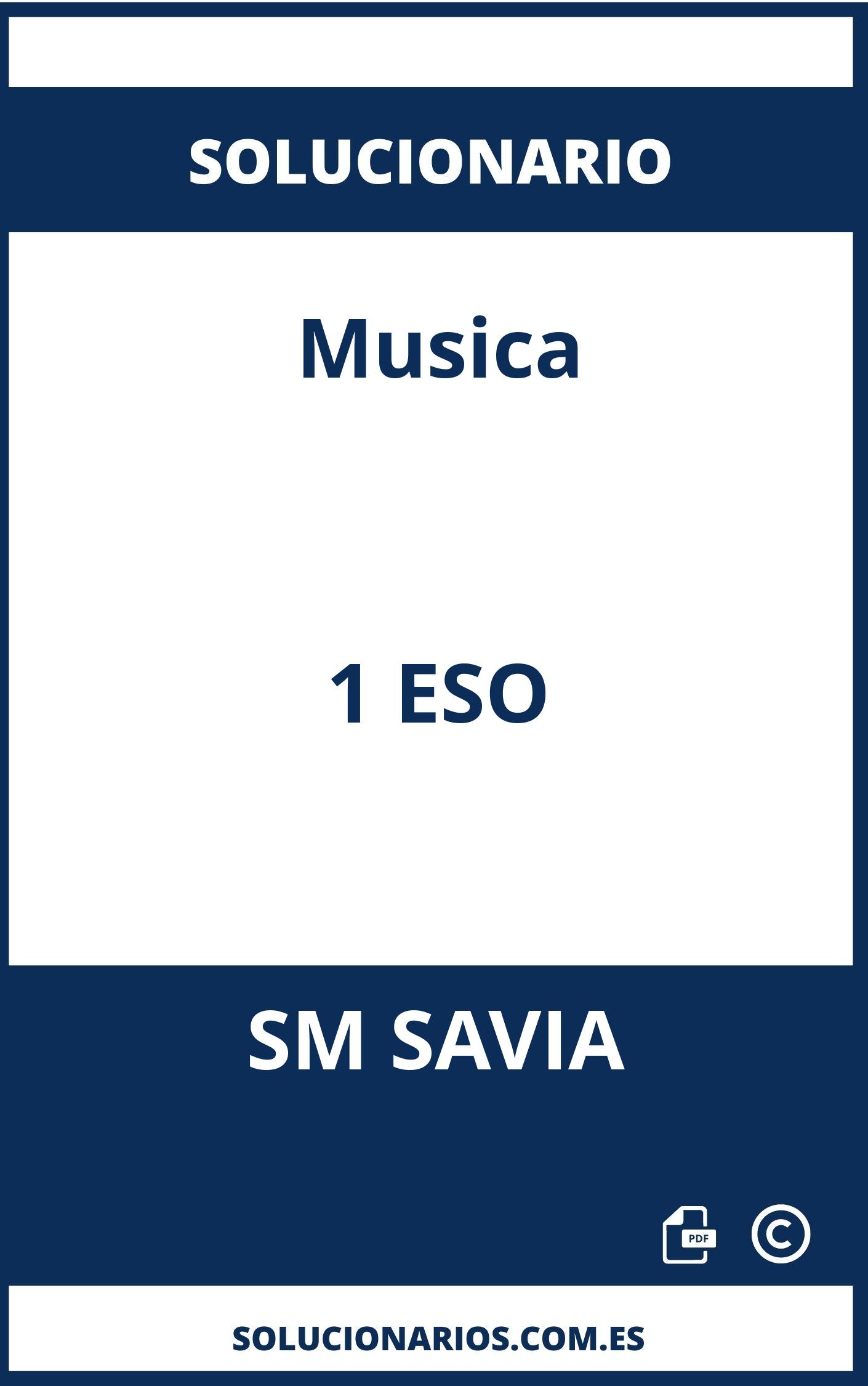 Solucionario Musica 1 ESO SM SAVIA