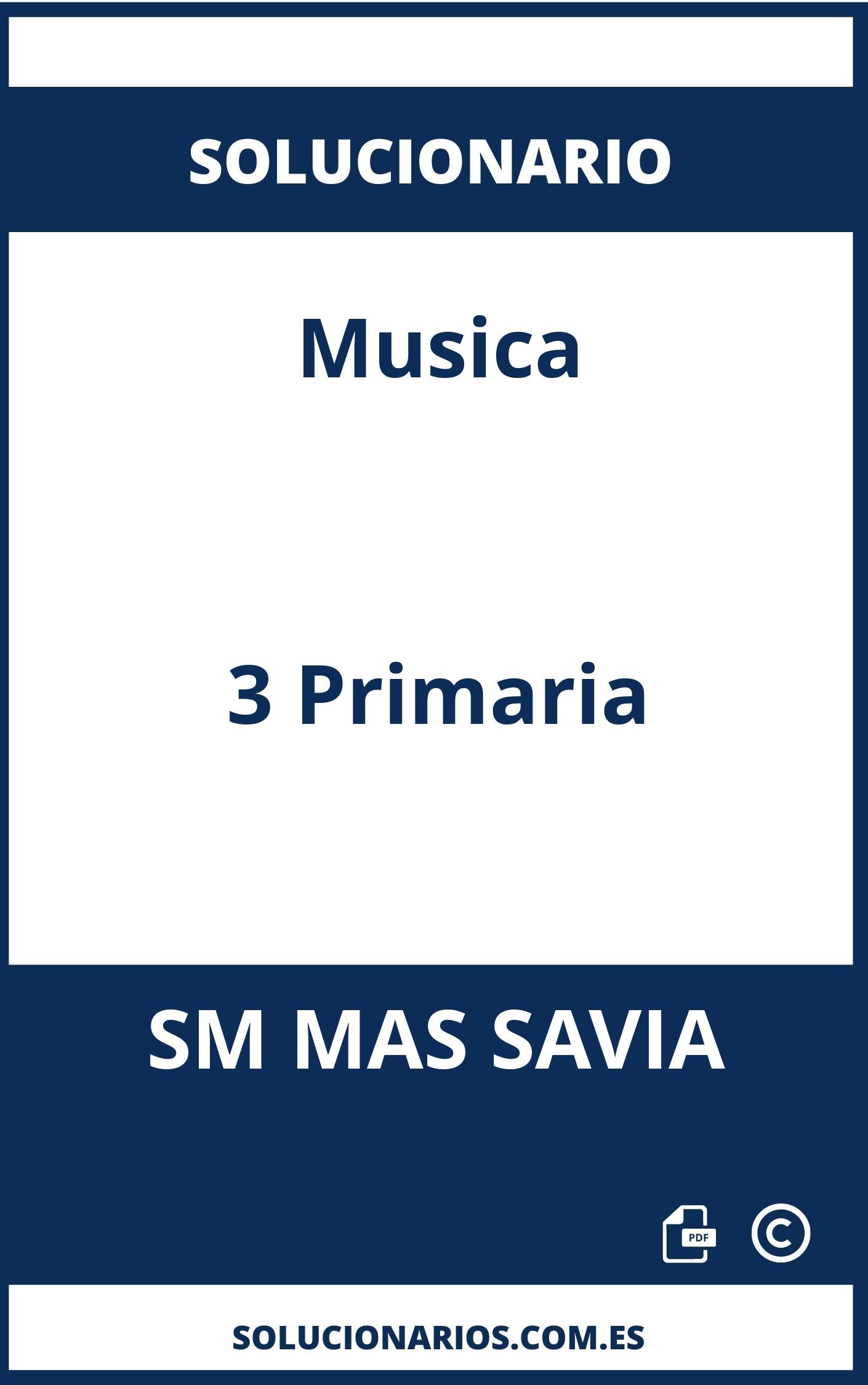 Solucionario Musica 3 Primaria SM MAS SAVIA