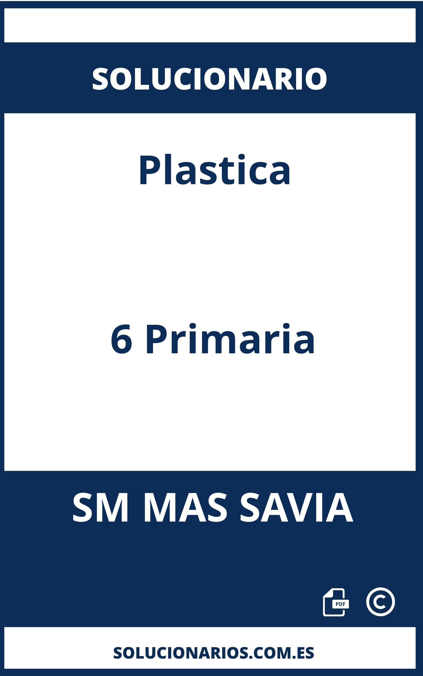 Solucionario Plastica 6 Primaria SM MAS SAVIA