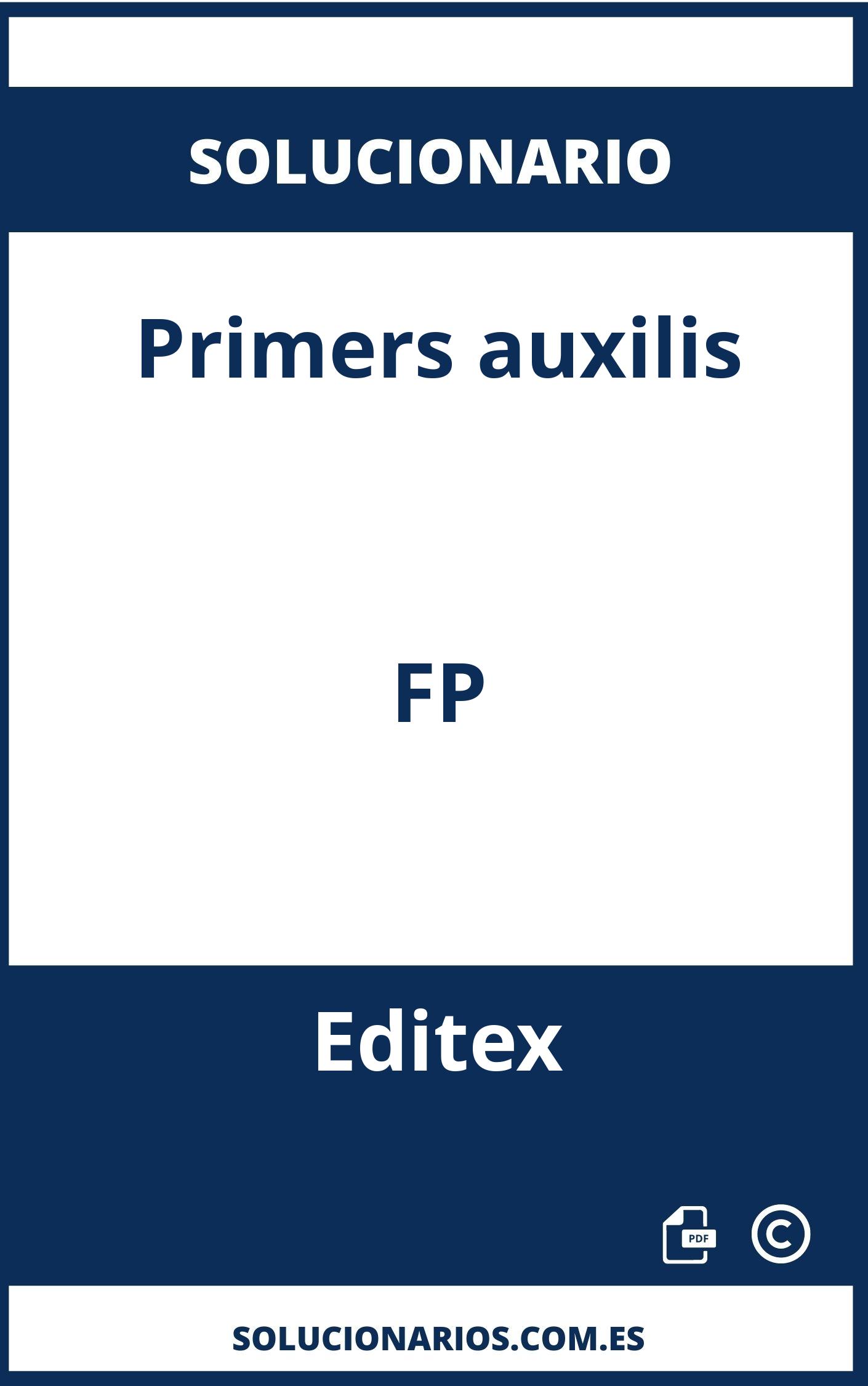 Solucionario Primers auxilis FP Editex