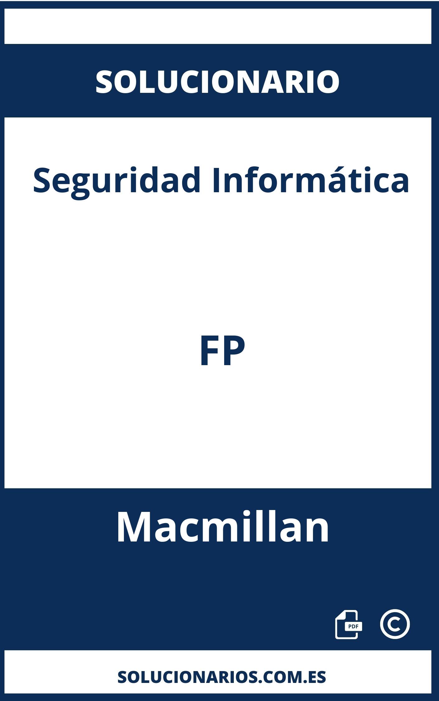 Solucionario Seguridad Informática FP Macmillan