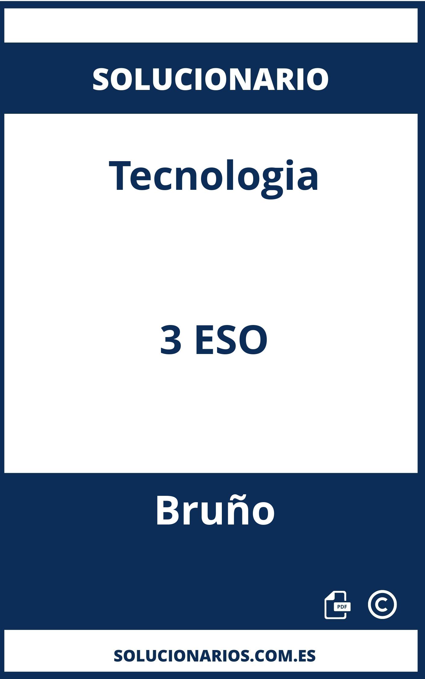 Solucionario Tecnologia 3 ESO Bruño